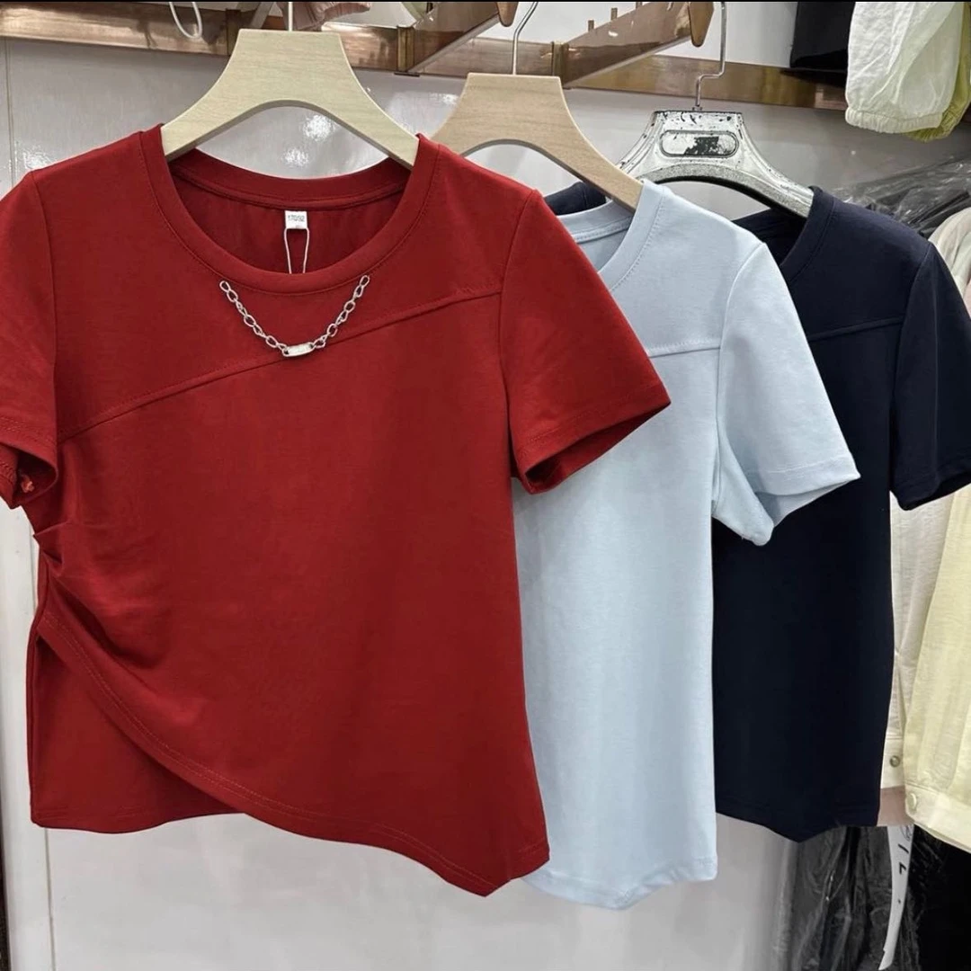 110款 链条显瘦短袖