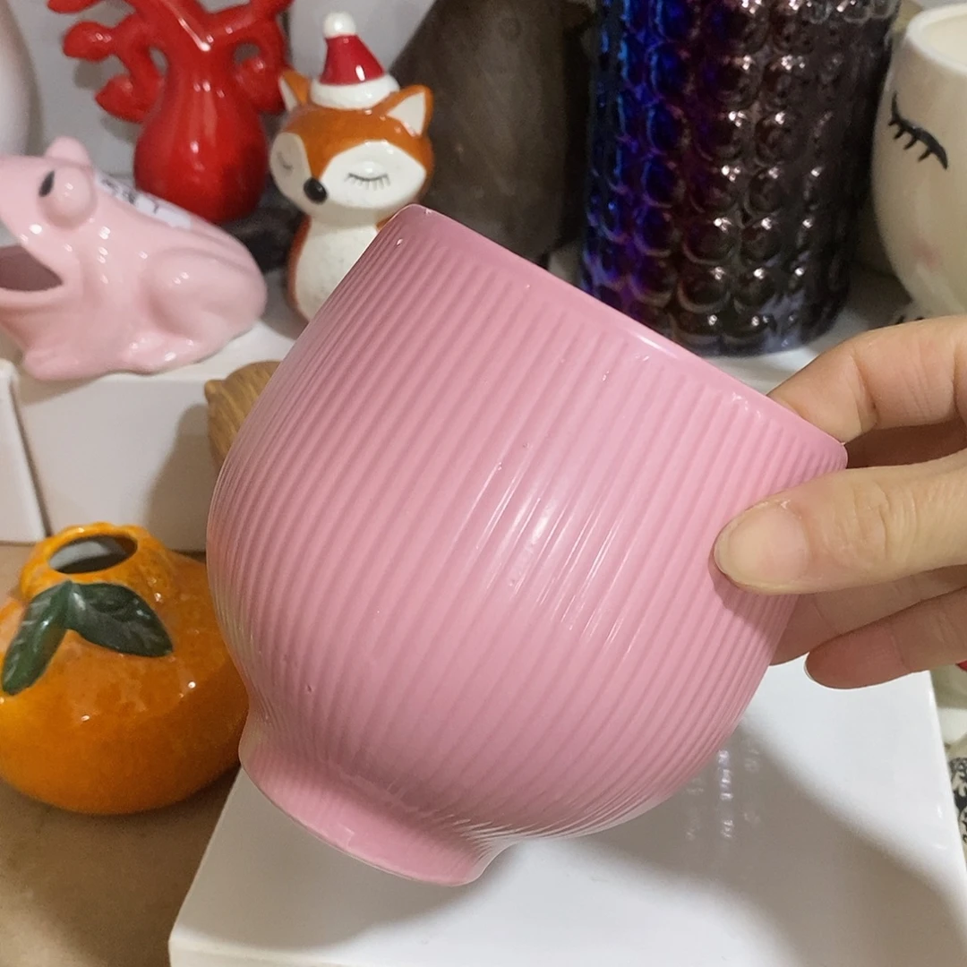 杯子陶陶盆有孔 瑕疵介意勿拍