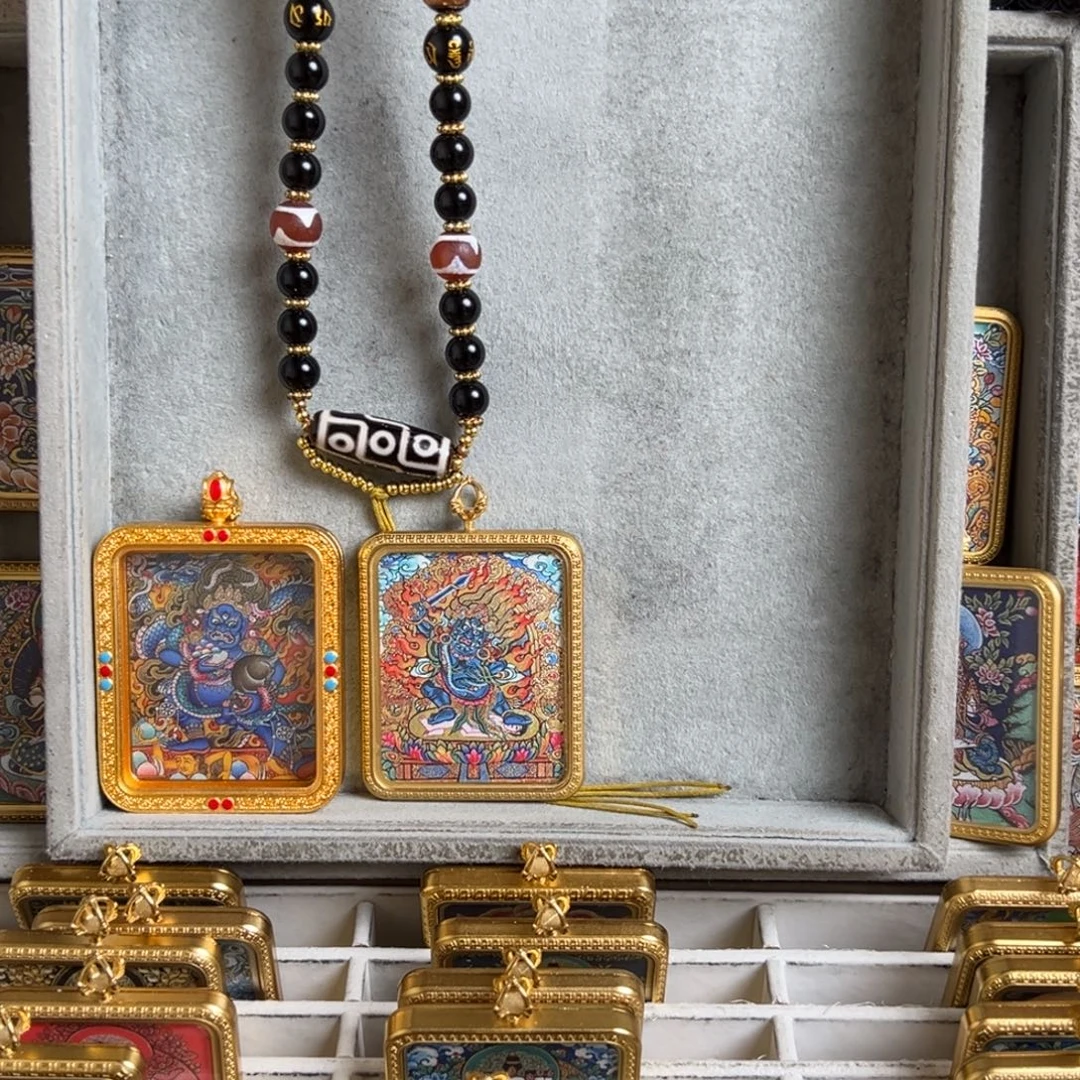 J***)吊坠双面 不动 黑老爷 吊坠