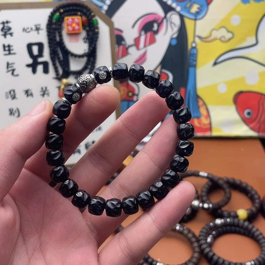 椰蒂手串98游龙黑金貔貅