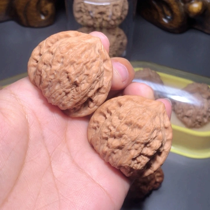 文玩核桃把件无**金39.5崔凯公子帽