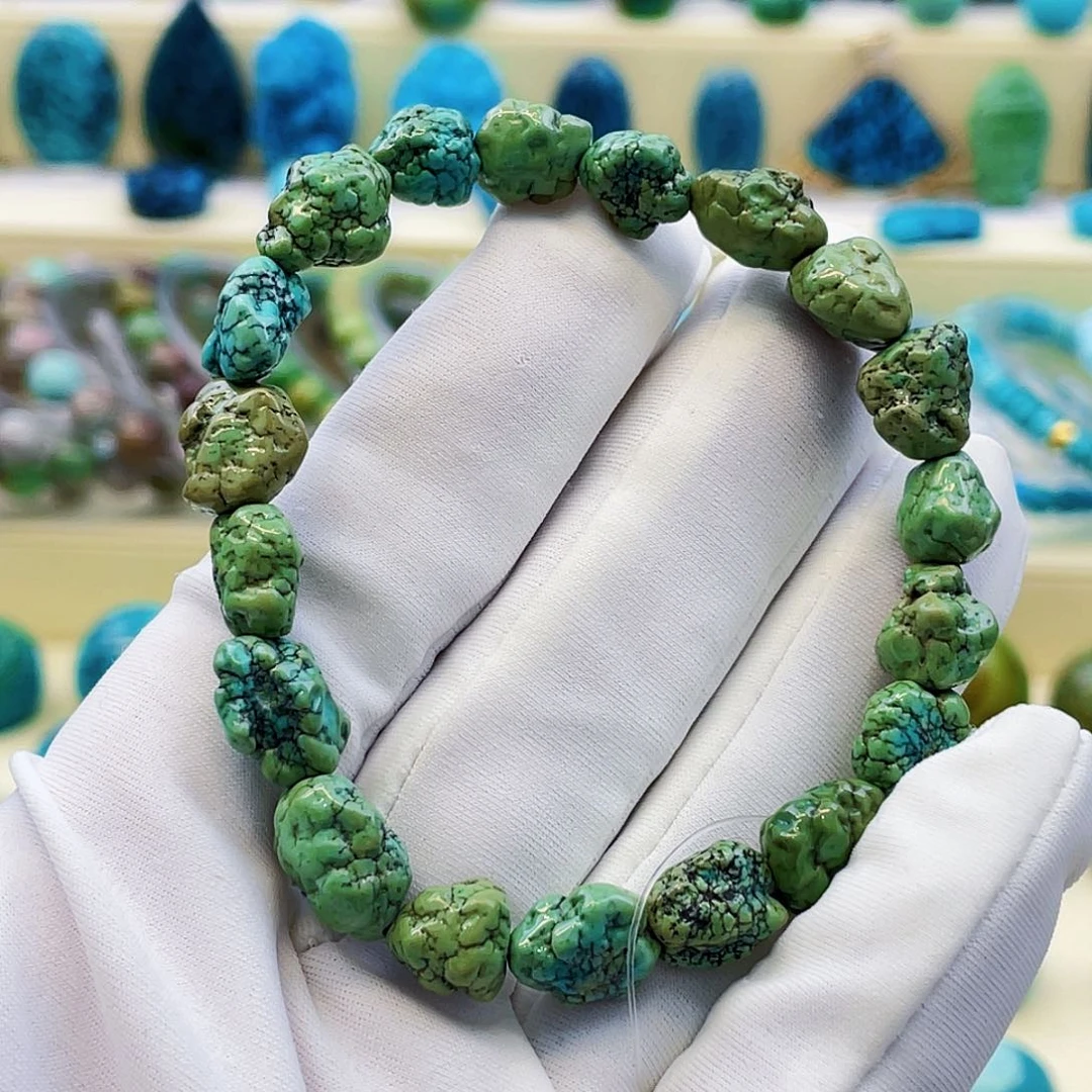 绿松石未镶嵌挂件