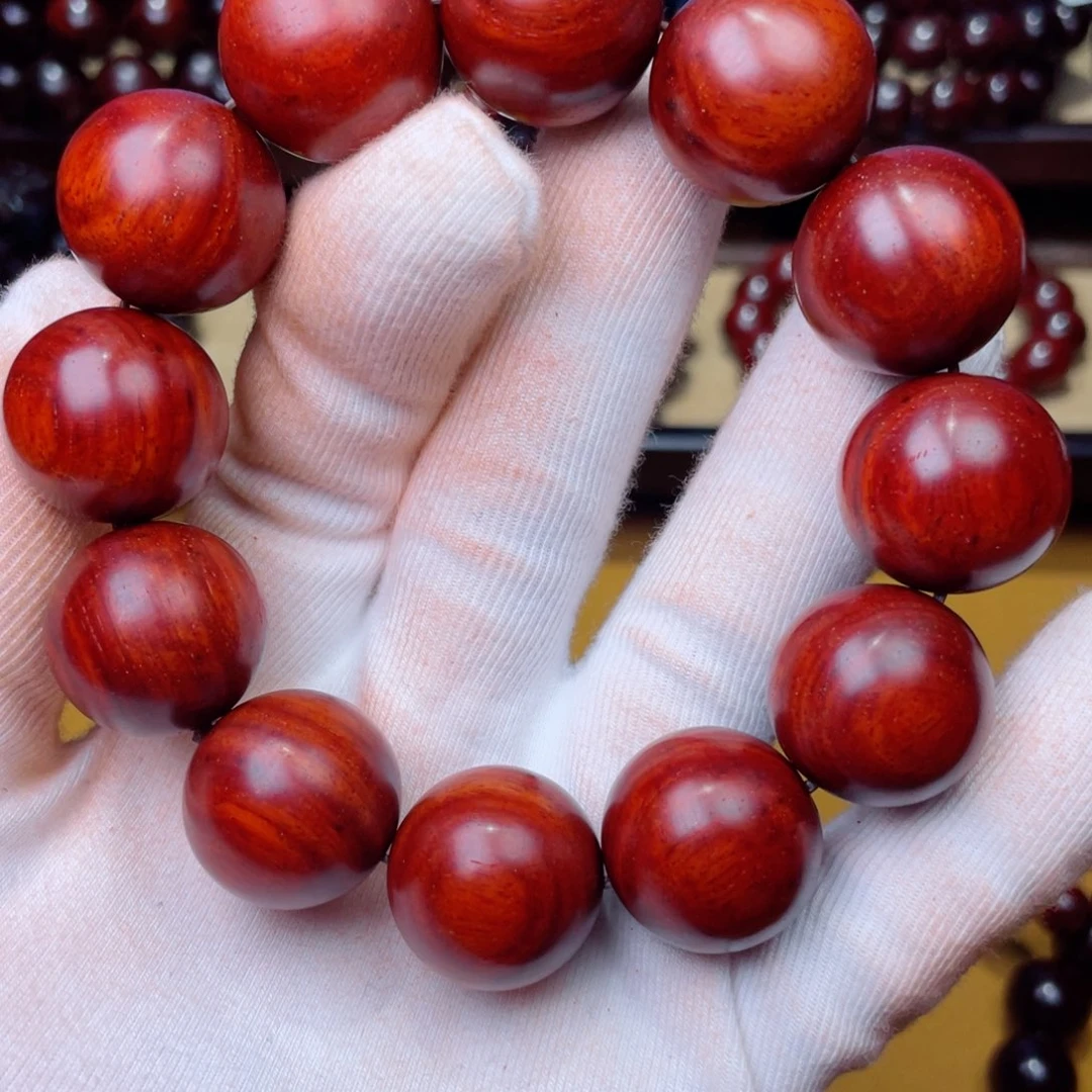 小叶紫檀手串/手链原汁原味2.0满金星