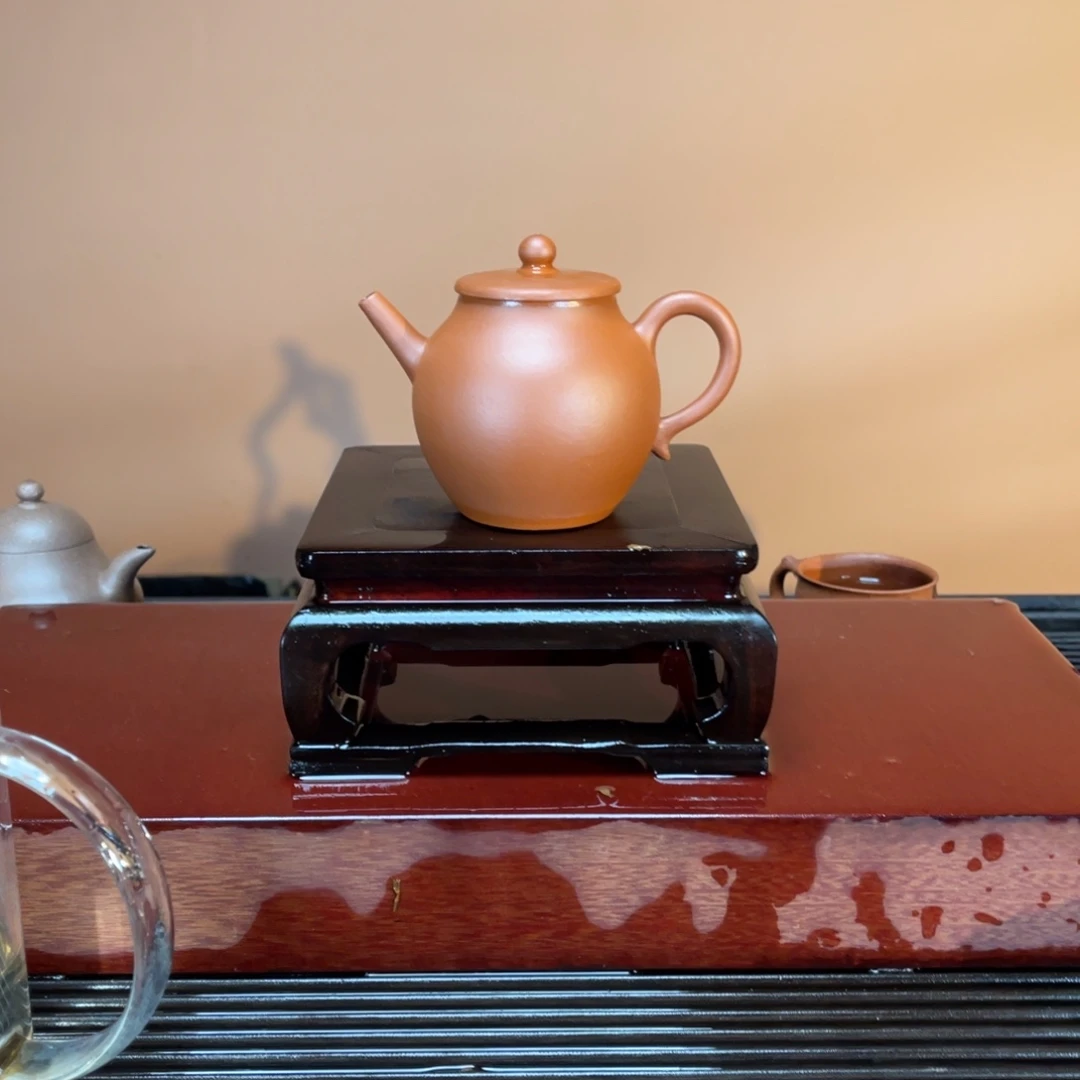 茶壶紫砂高端180cc翁型壶红泥