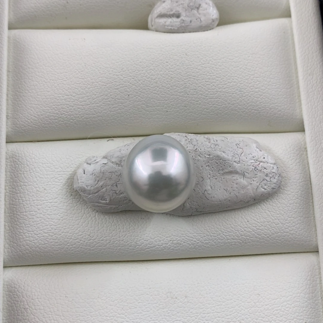 未镶嵌特价澳白海水珍珠13-14mm冷白