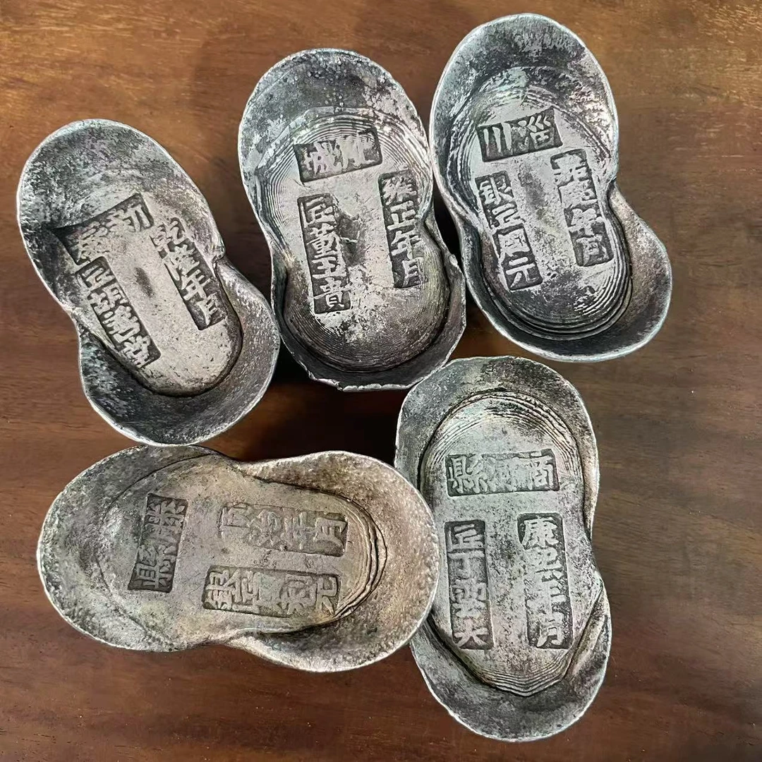 复古大清元宝五帝摆件99