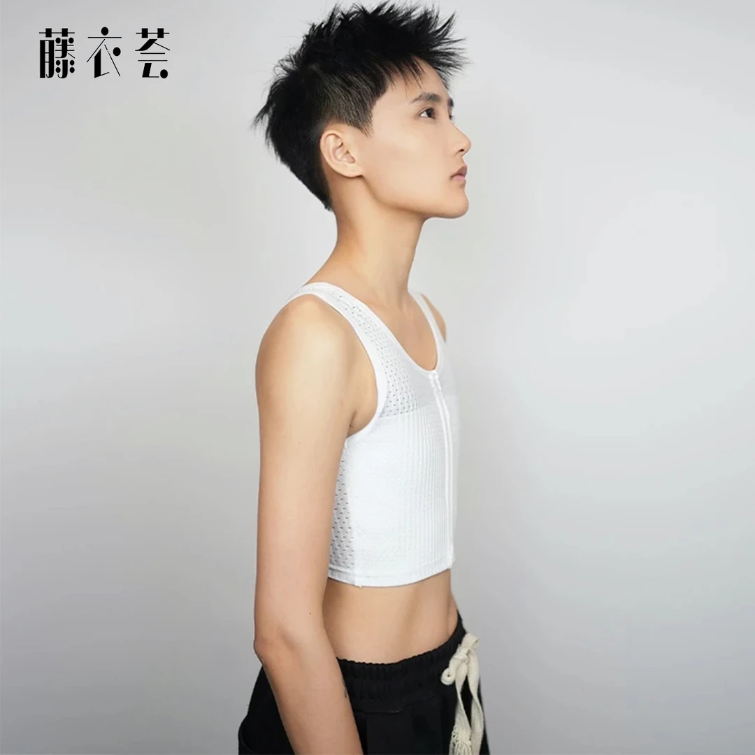 【帅T专属】前拉链束胸内衣无痕吸汗透气显小防震弹力透气超平束胸