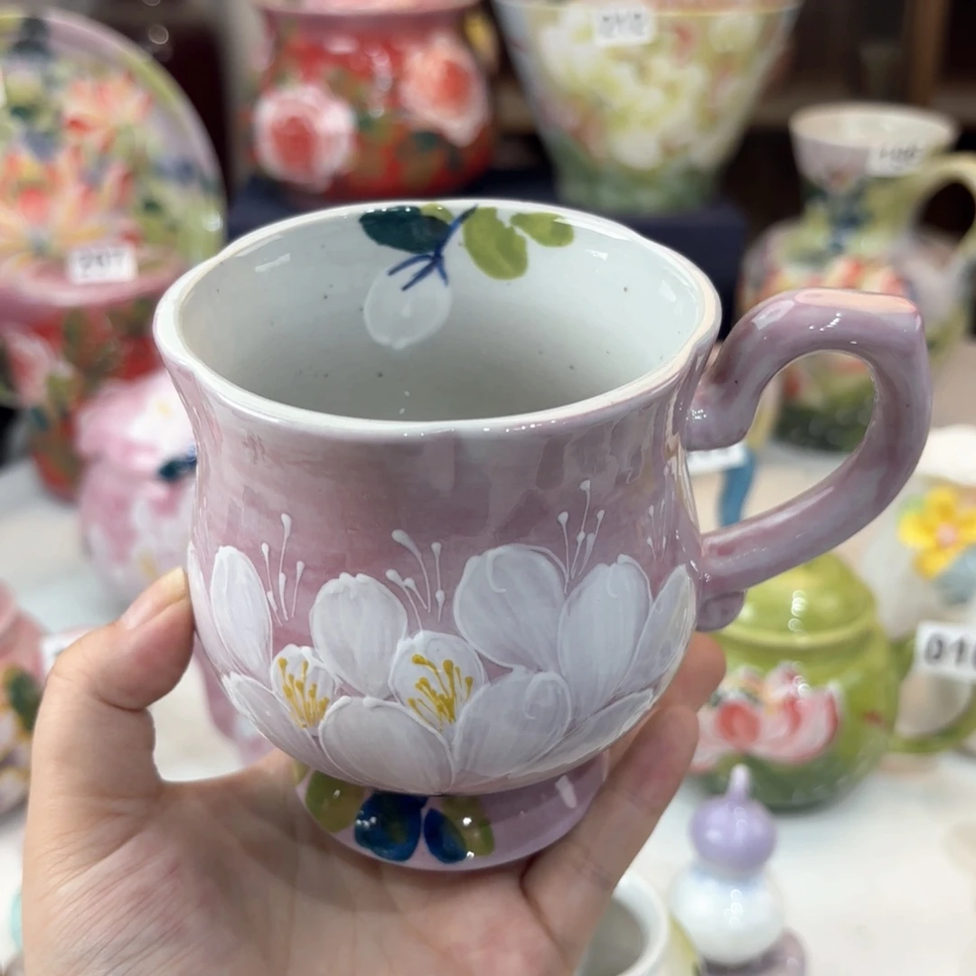 景德镇手绘高温釉下彩陶瓷茶具