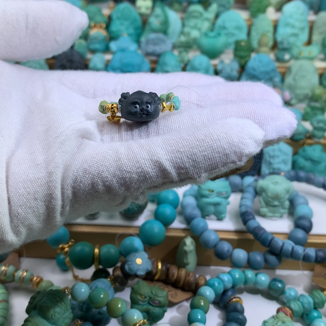 绿松石18K金镶嵌手链