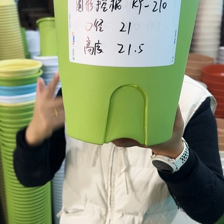 正品圆控口21高21果绿无托8只