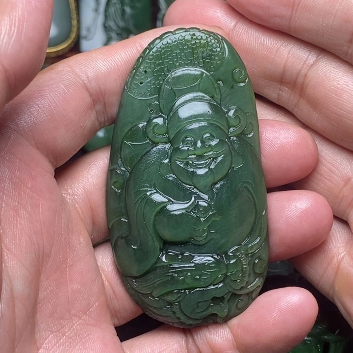 和田玉（碧玉）未镶嵌挂件