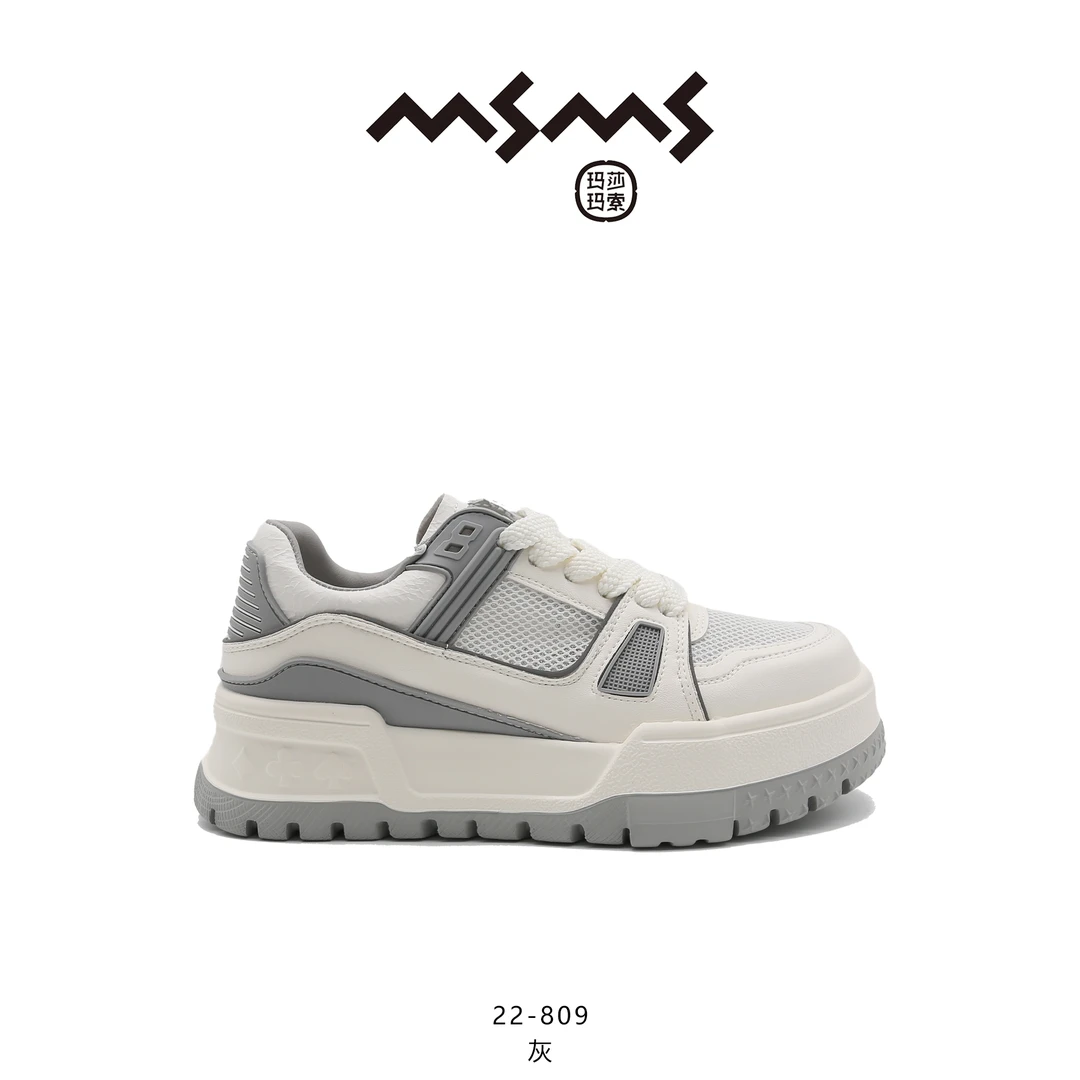【玛莎玛索】22-809（特价默认微瑕）夏季新款时尚百搭复古夏季低帮鞋