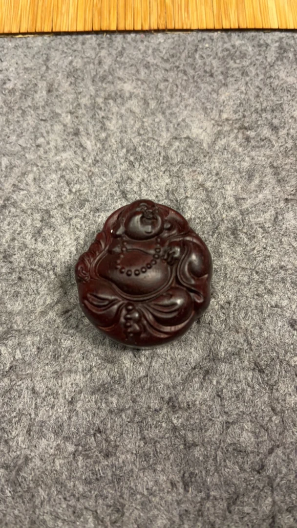 小叶紫檀印章手把件