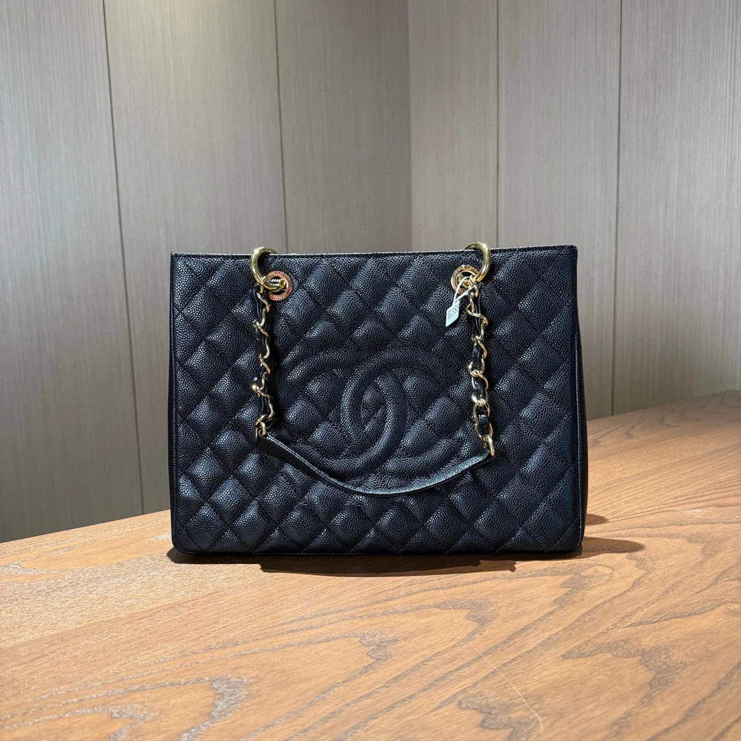 99新 Chanel/香奈儿 Chanel香奈儿 GST托特包 19开 尺寸33×24