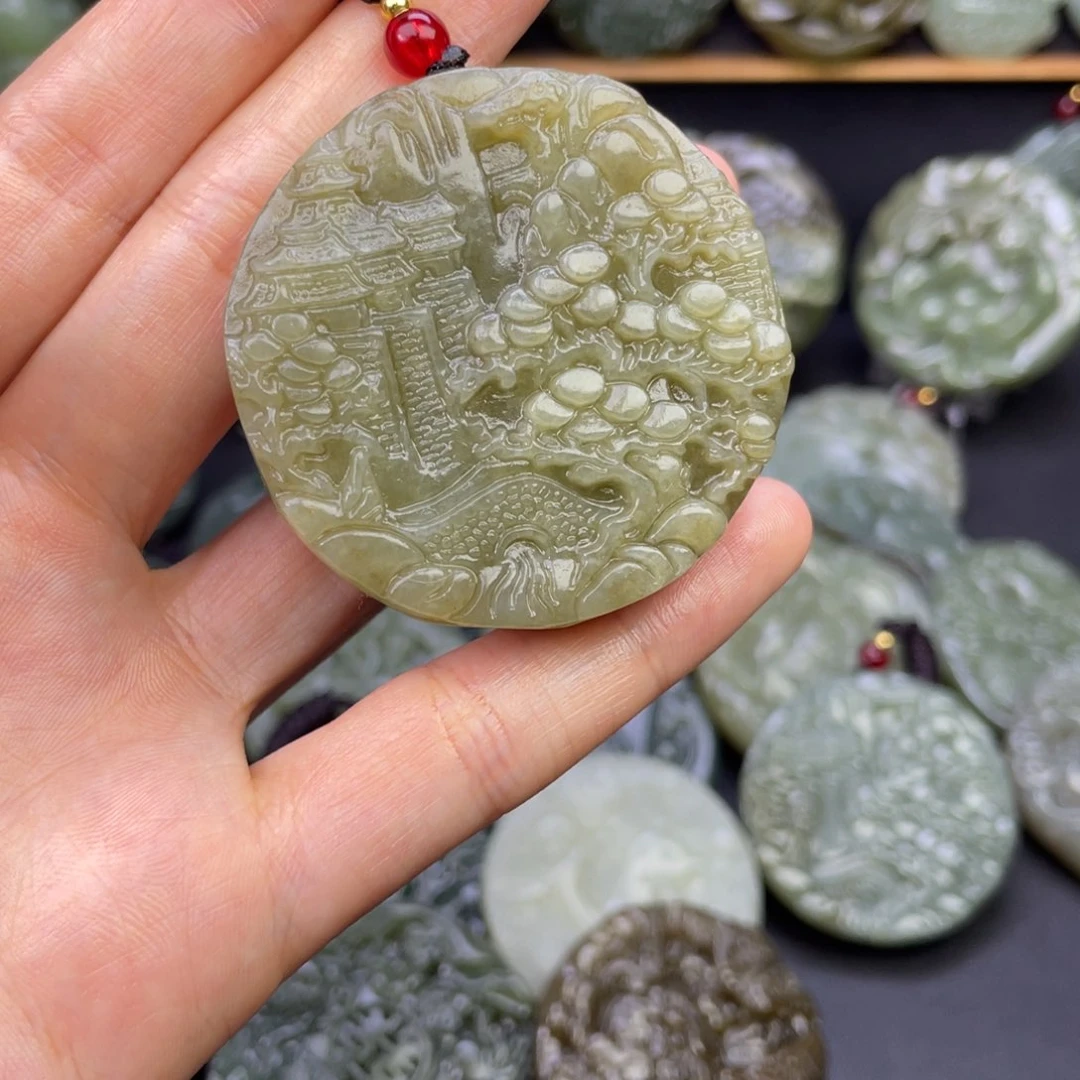 和田玉颈饰未镶嵌