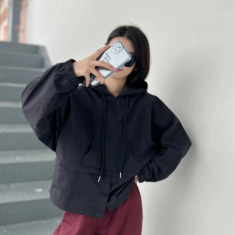 （柚子同款）ZJ套头开叉韩版外套2383