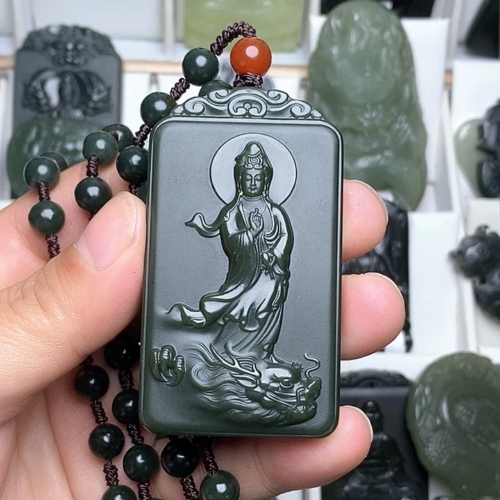 和田玉（青白玉）未镶嵌颈饰