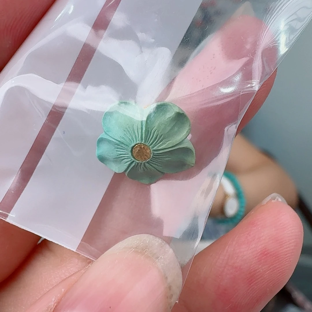 未镶嵌绿松石珠宝奇石晨**听