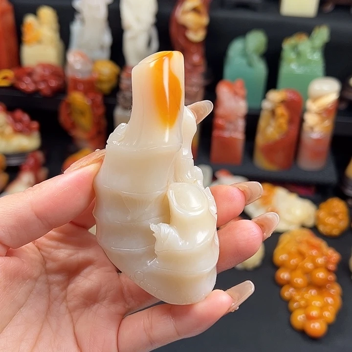 寿山石结晶汶洋石