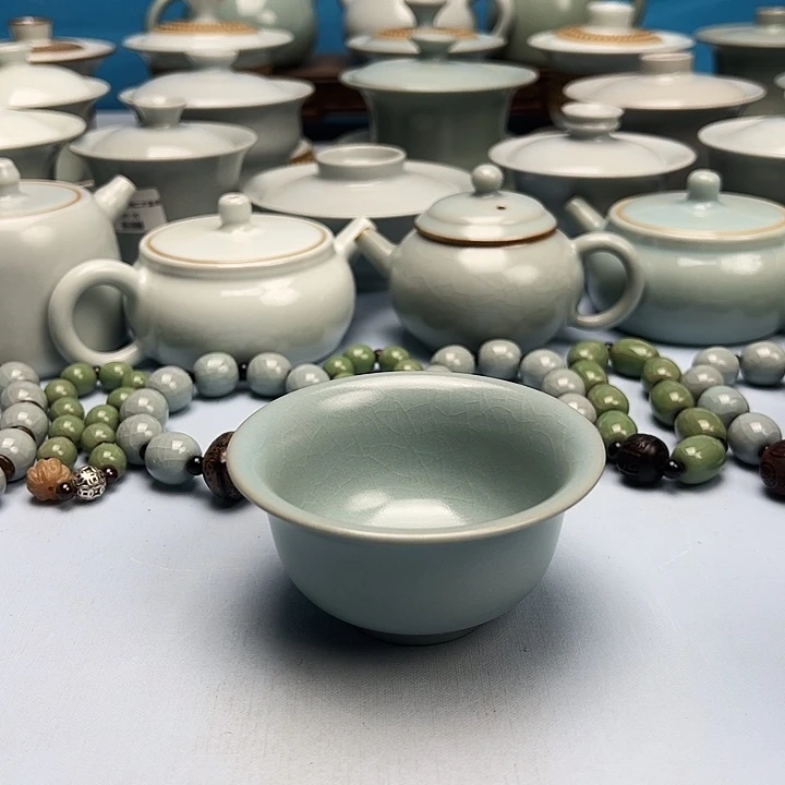 杯仿古釉压手杯原矿原釉原产地