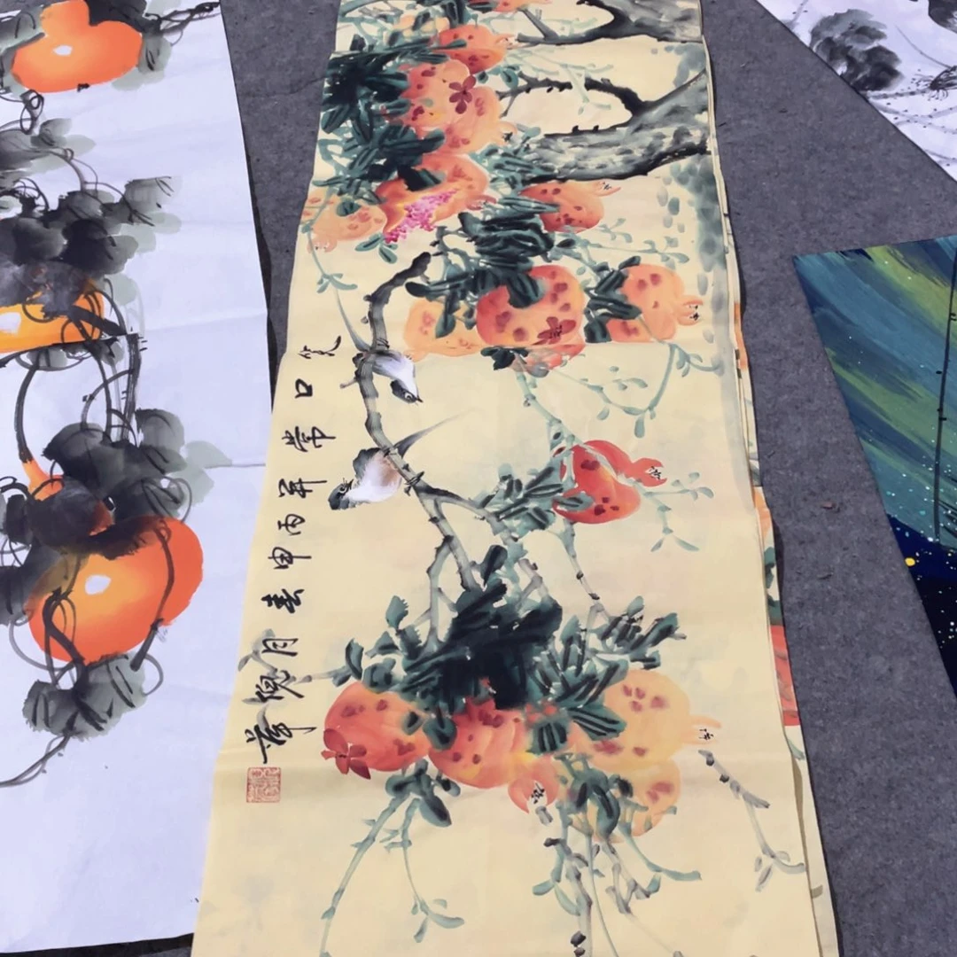 国画国画作品画心一张