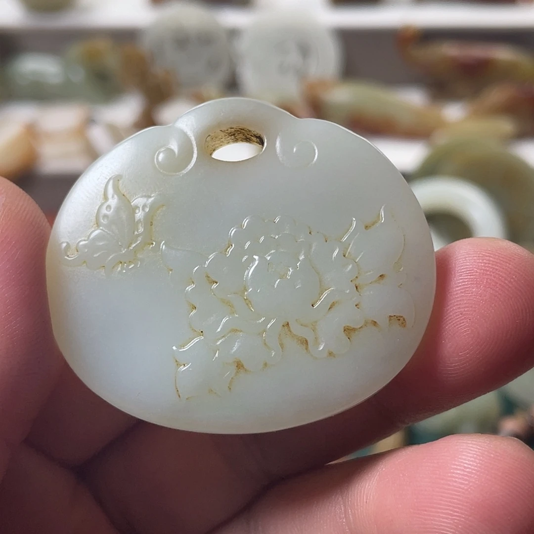 和田玉未镶嵌颈饰用****6