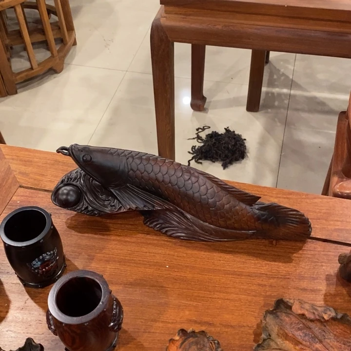红酸枝木类金**庄龙鱼
