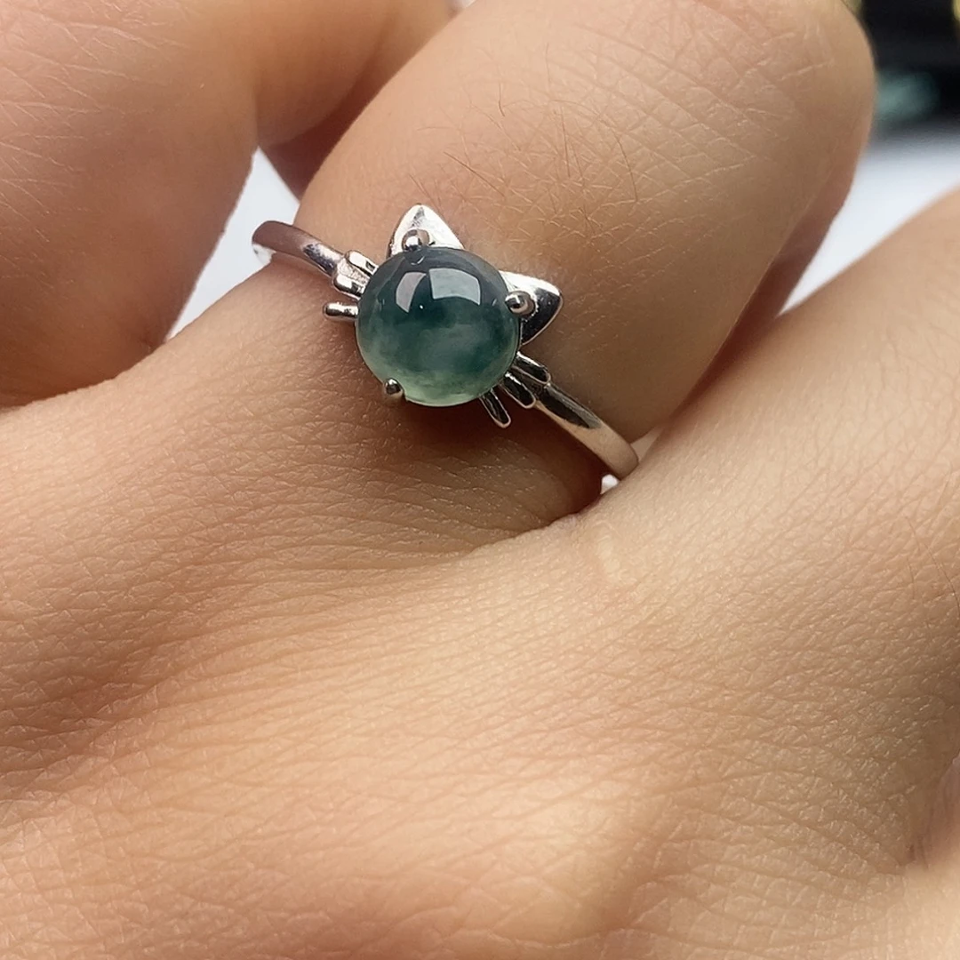 翡翠未镶嵌戒指翡翠