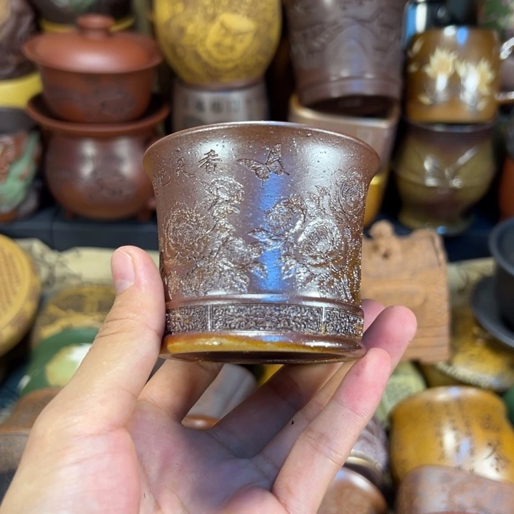 茶杯紫砂宜兴紫砂茶
