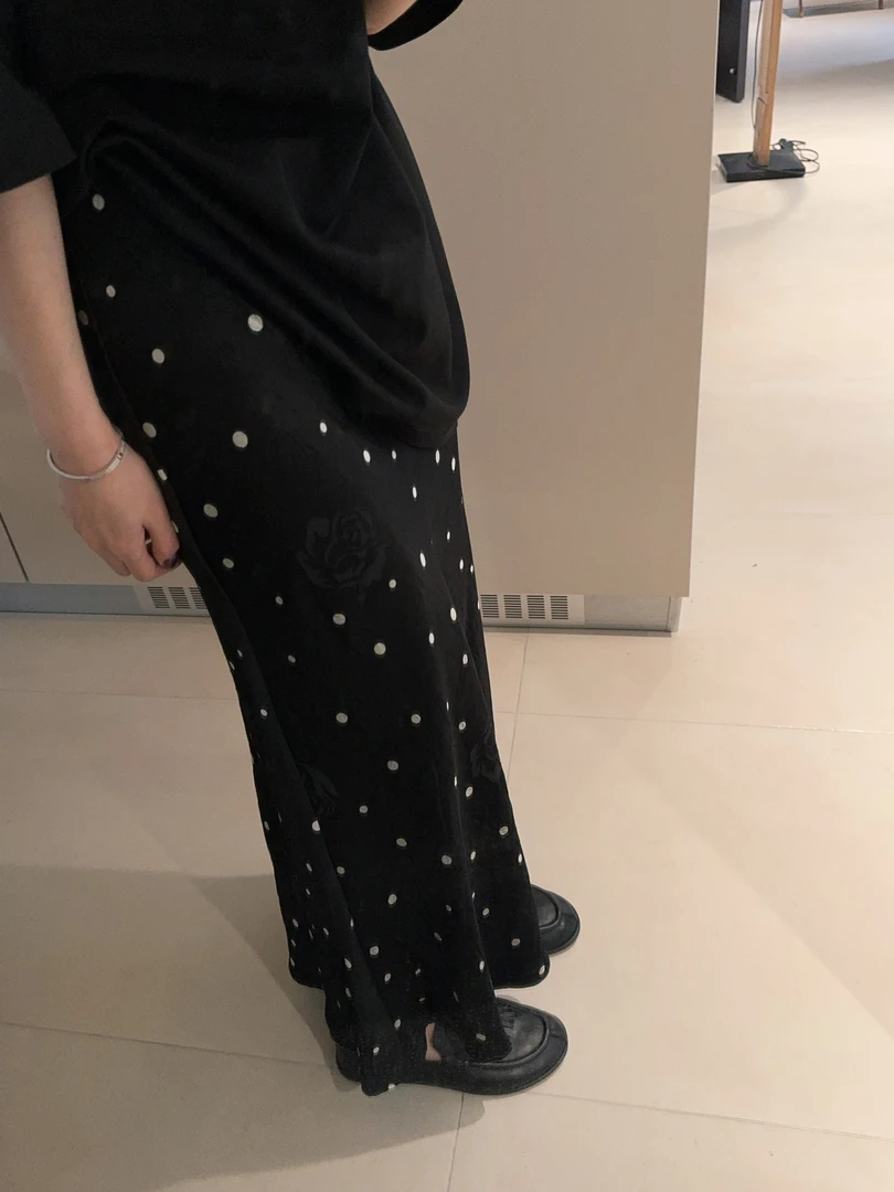 [IAMMEIYA] -大骨架穿搭 栀荔波点半裙986