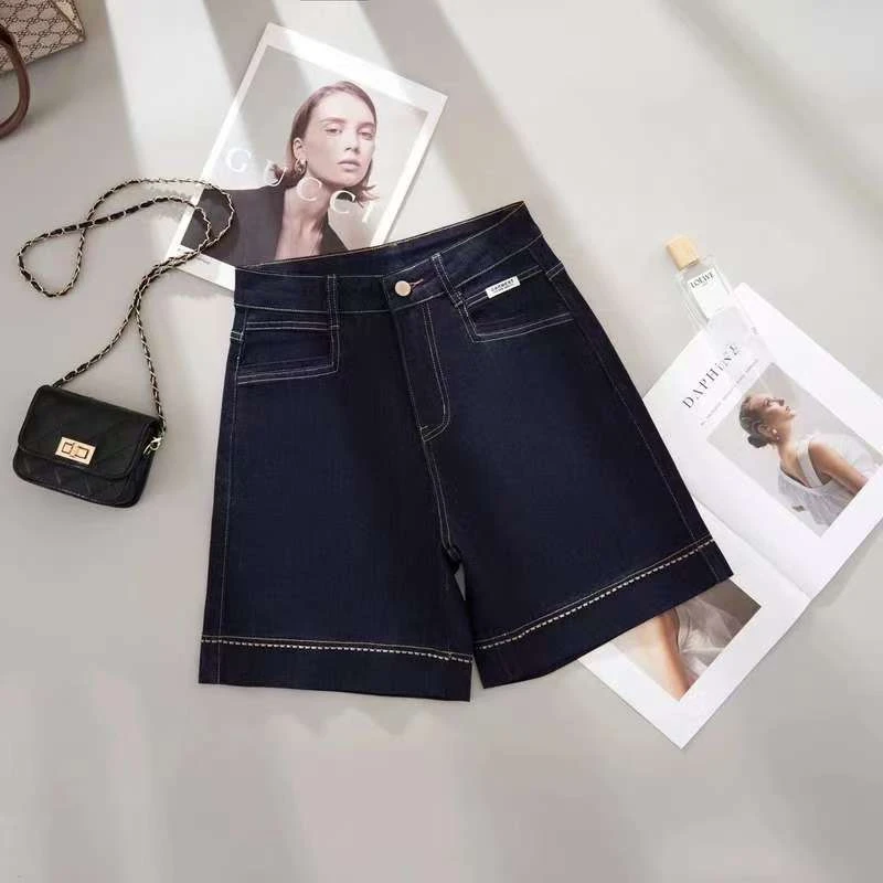 【超薄+运费险】夏季新款天丝宽松显瘦大码A字版型声腰直筒短裤女潮