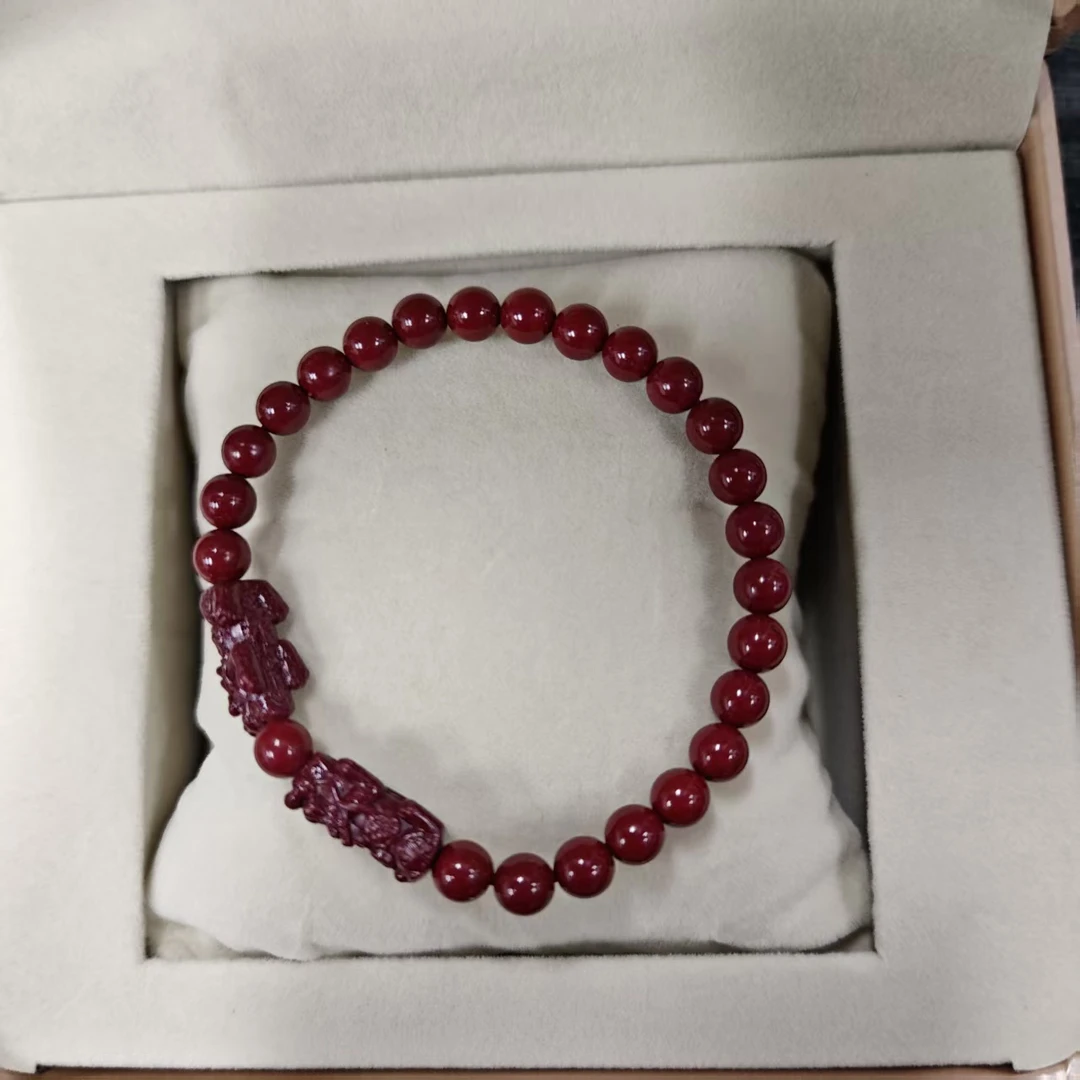 含辰砂工艺品NZ039-经典紫色手链