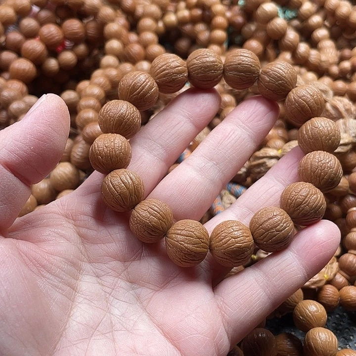 猴头核桃手串1.5麒麟纹同尺聚宝盆