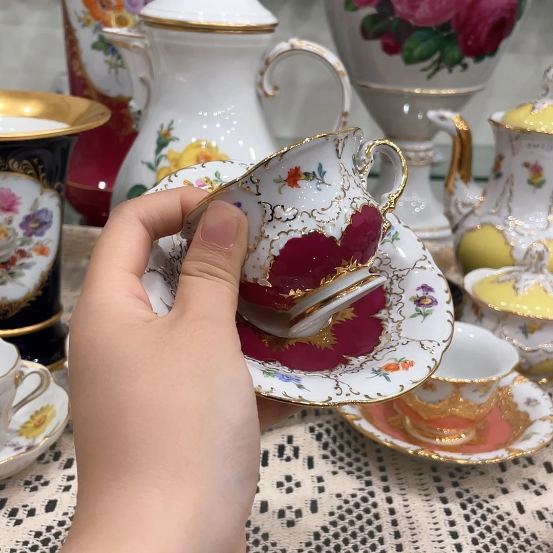 摆件中古一等摩卡杯