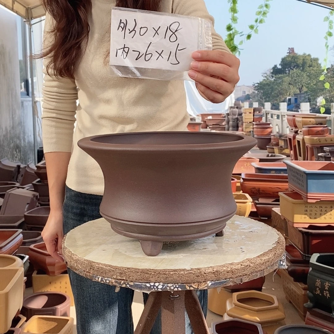 紫砂花盆紫砂花盆