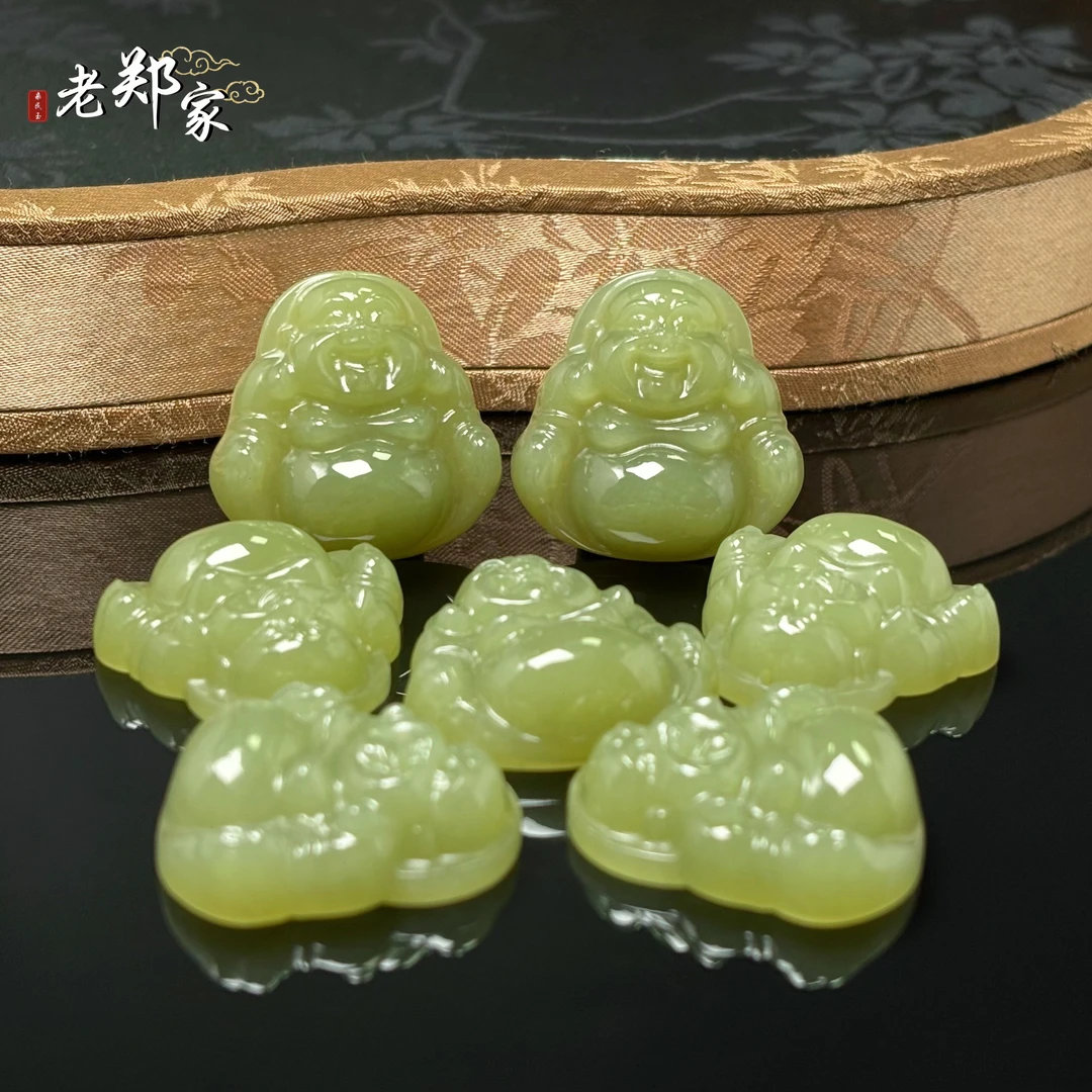 【老郑家】和田玉佛公挂件 (多样性发1件) 2123
