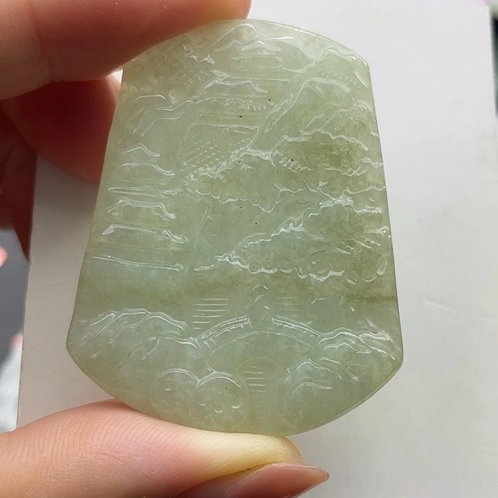 翡翠未镶嵌颈饰天然翡翠