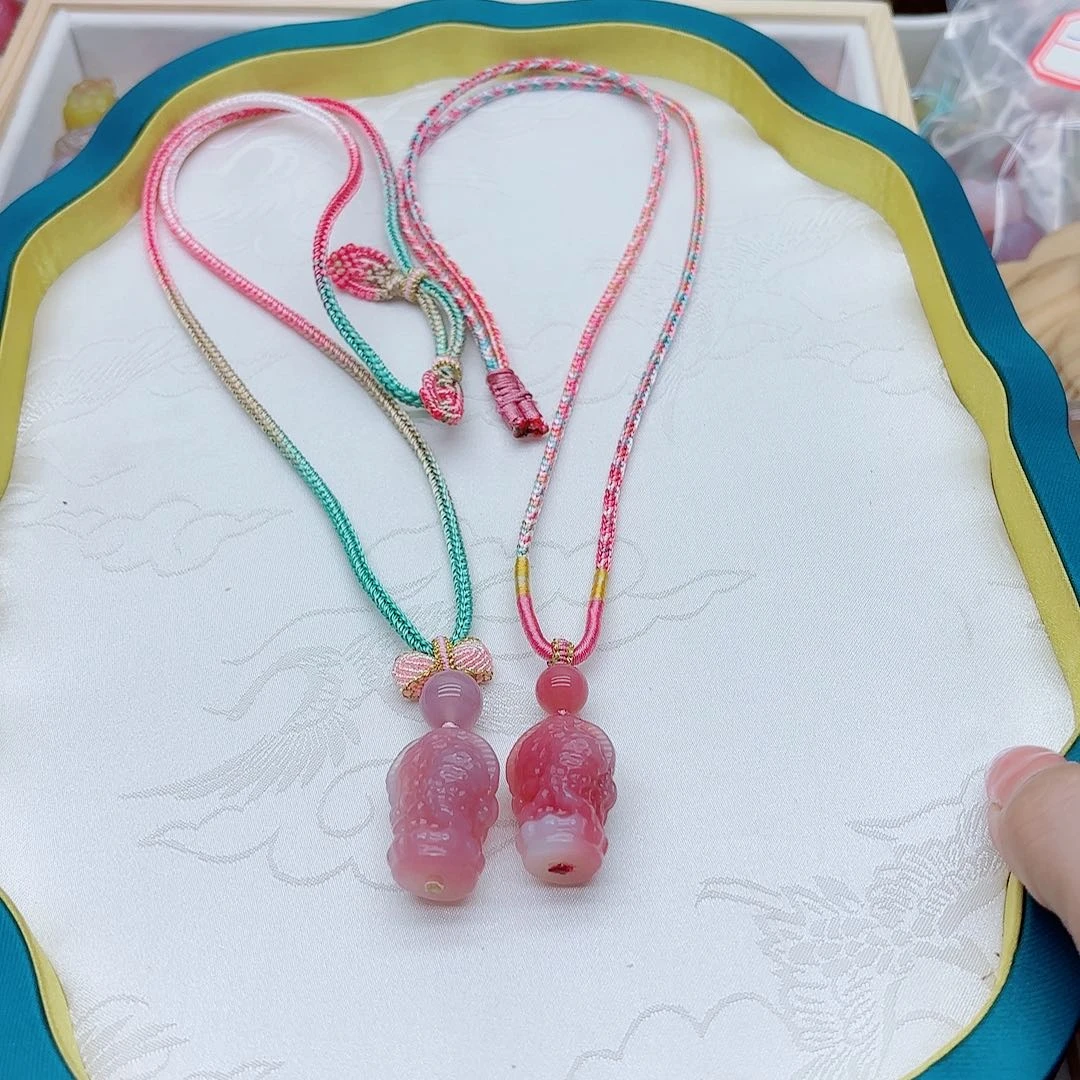 玛瑙/玉髓手链未镶嵌南****首盐源89