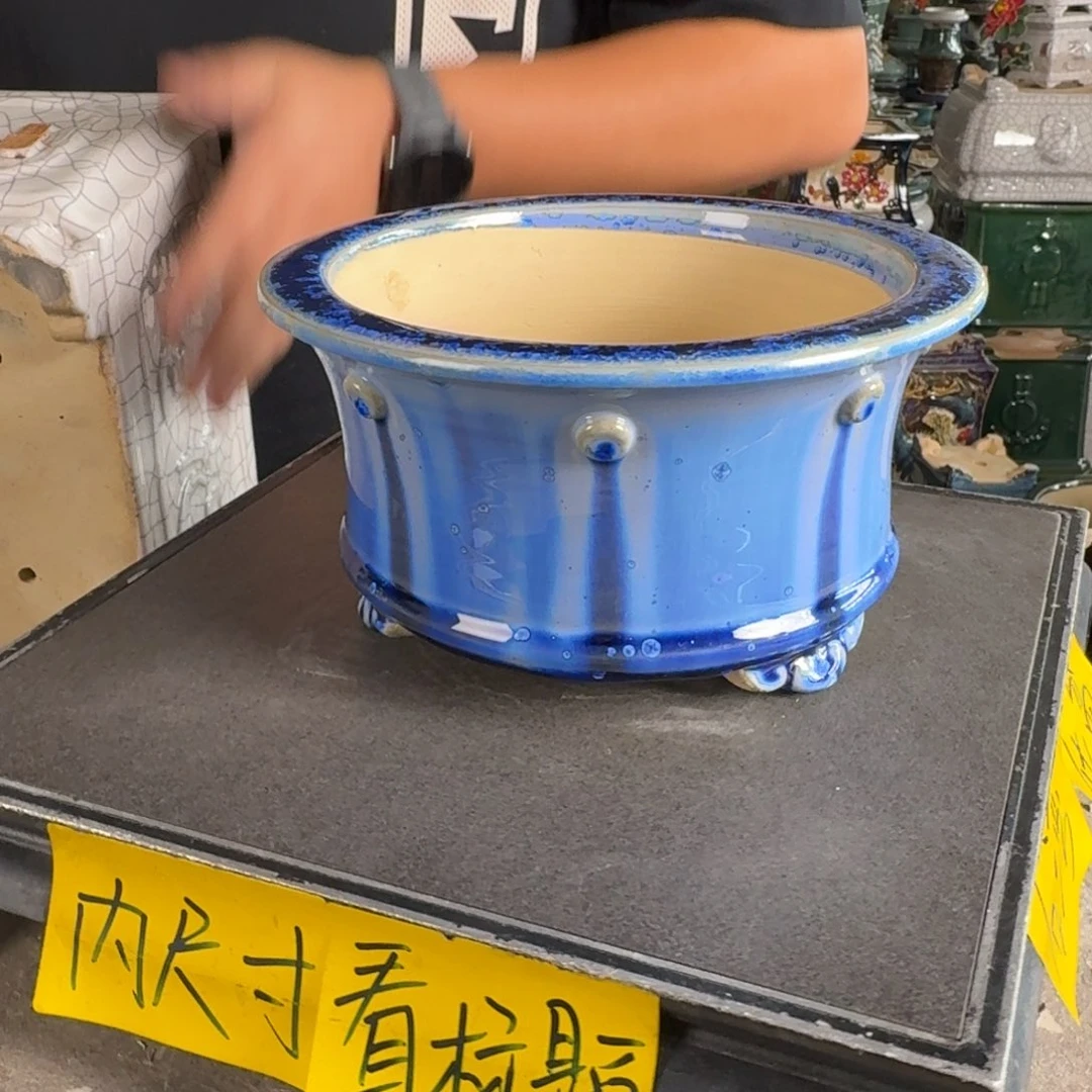 。一风堂石湾花盆 内17*9