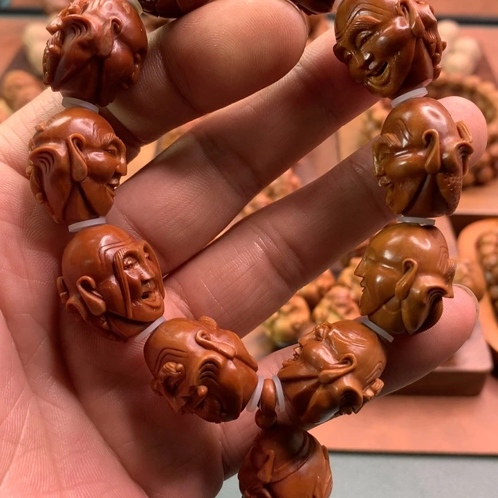 手串/手链橄榄核橄榄核雕，罗汉