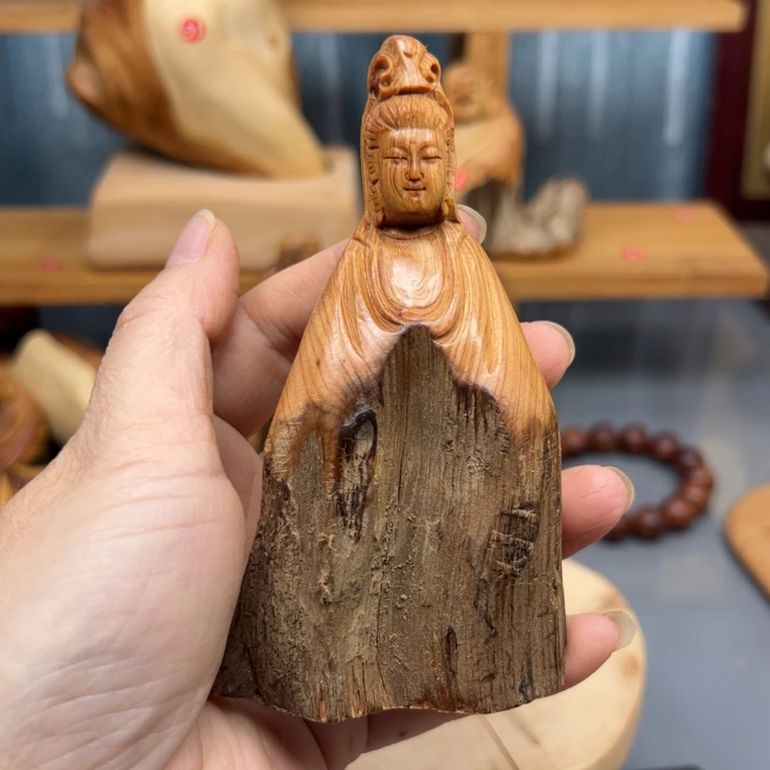 柏木崖柏木摆件手把件，106