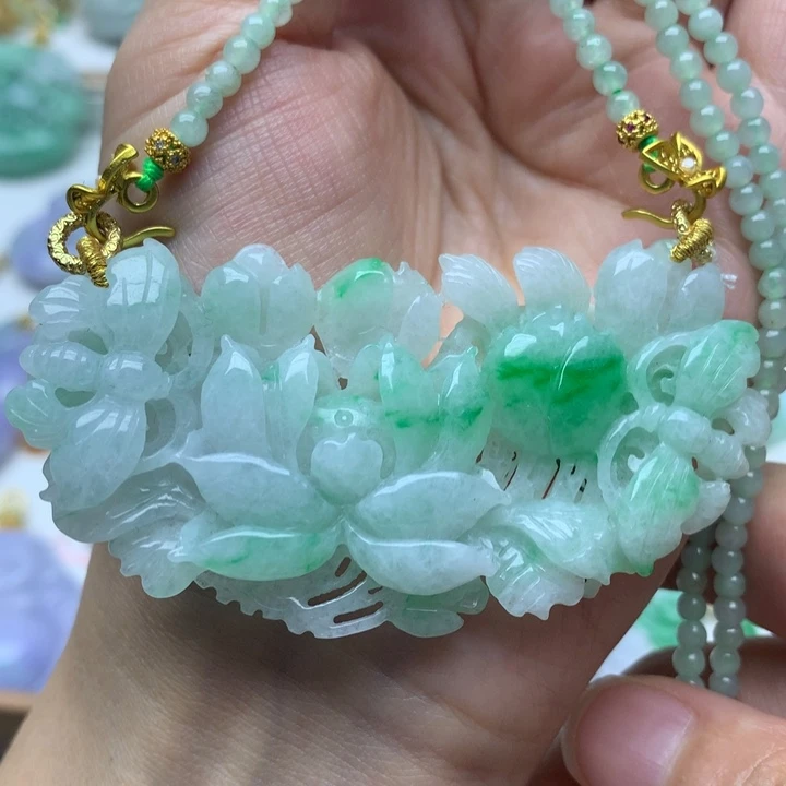 颈饰未镶嵌翡翠翡翠