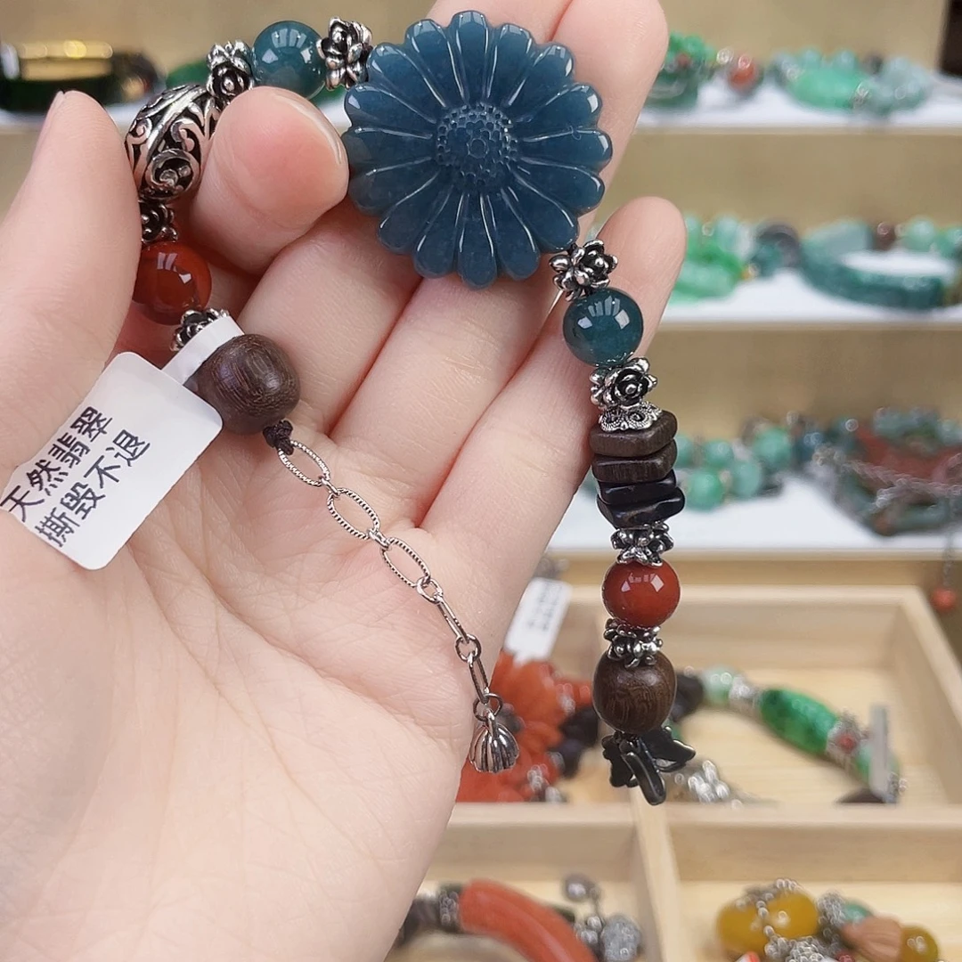 失***命手链翡翠未镶嵌手链