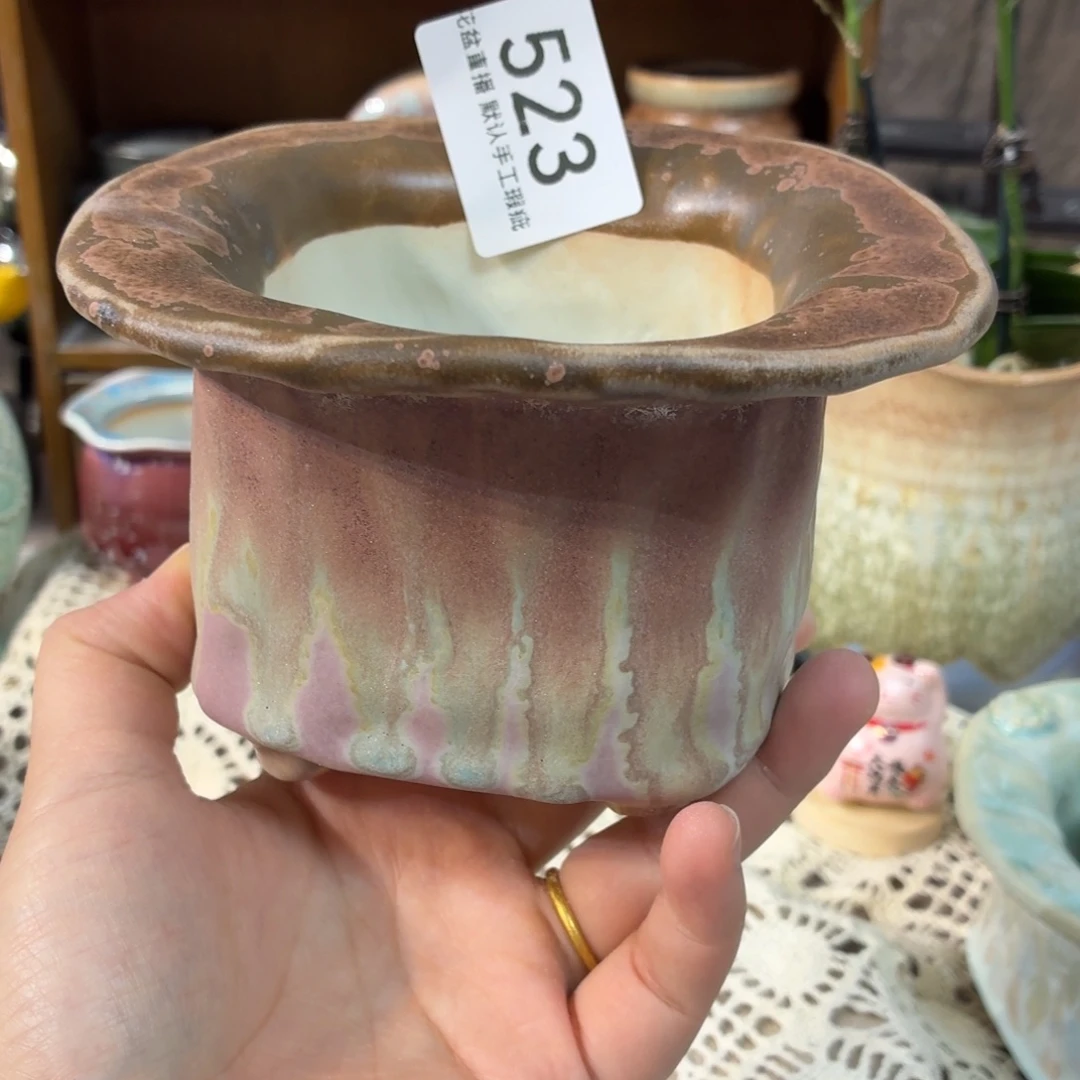 景德镇陶瓷花盆艺术