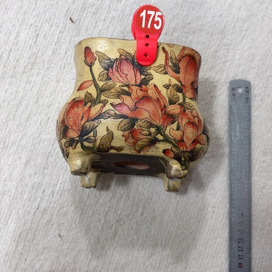 金***夜紫砂花盆陶瓷多肉花盆精品