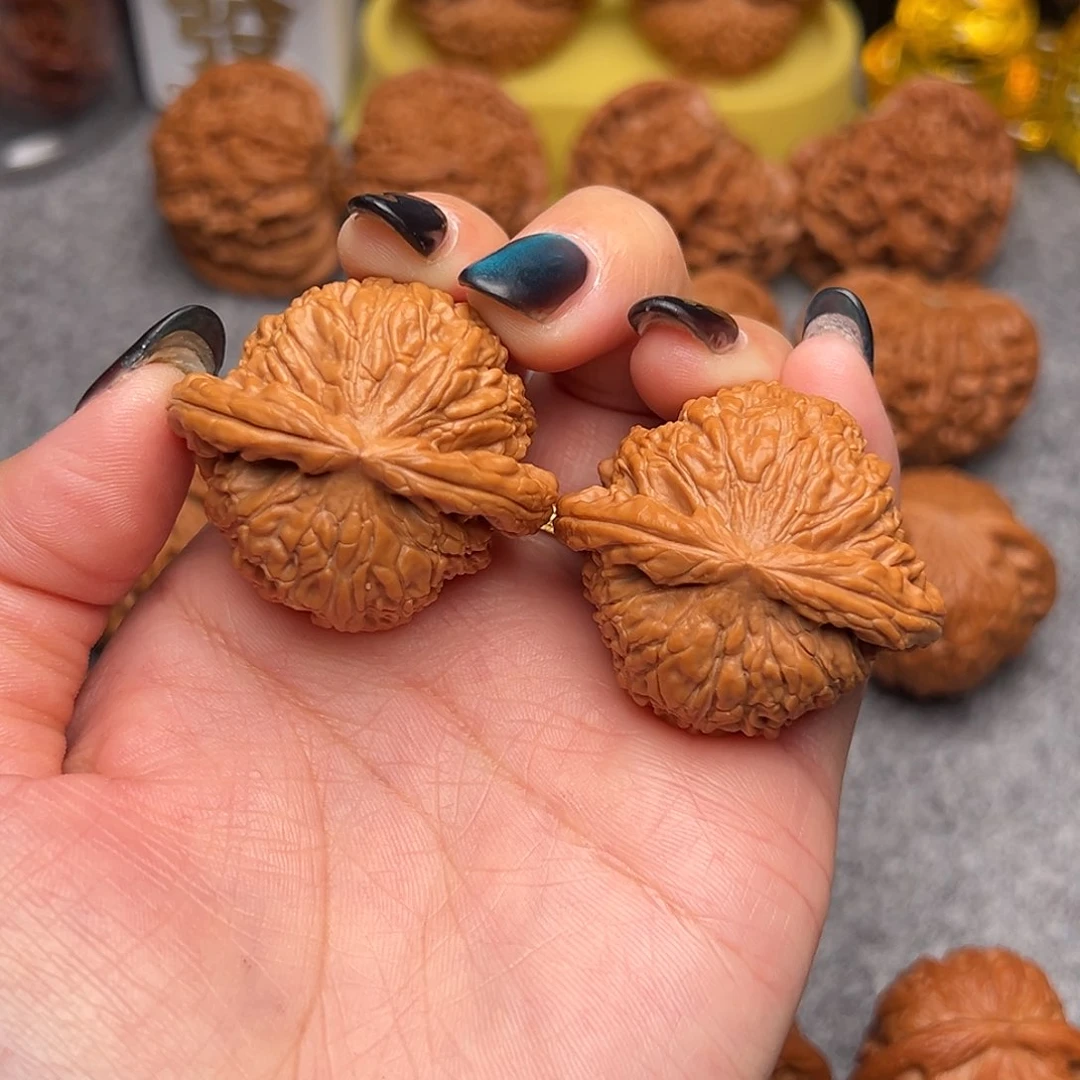 把件文玩核桃毕业精品精配球白40全品