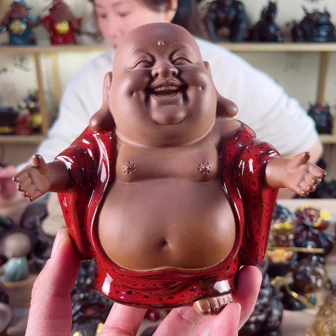 紫砂茶宠紫陶树脂茶宠摆件