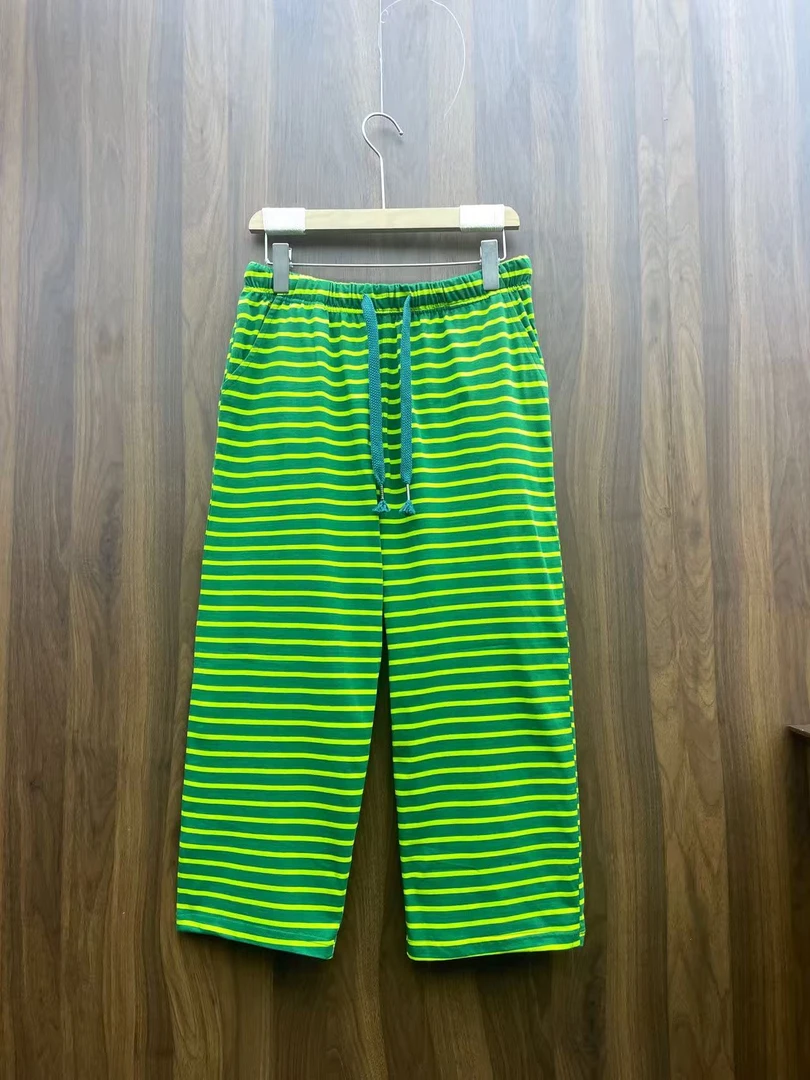 【新款】新款纯色全棉毛圈净面出口女休闲裤时尚宽松百搭简约