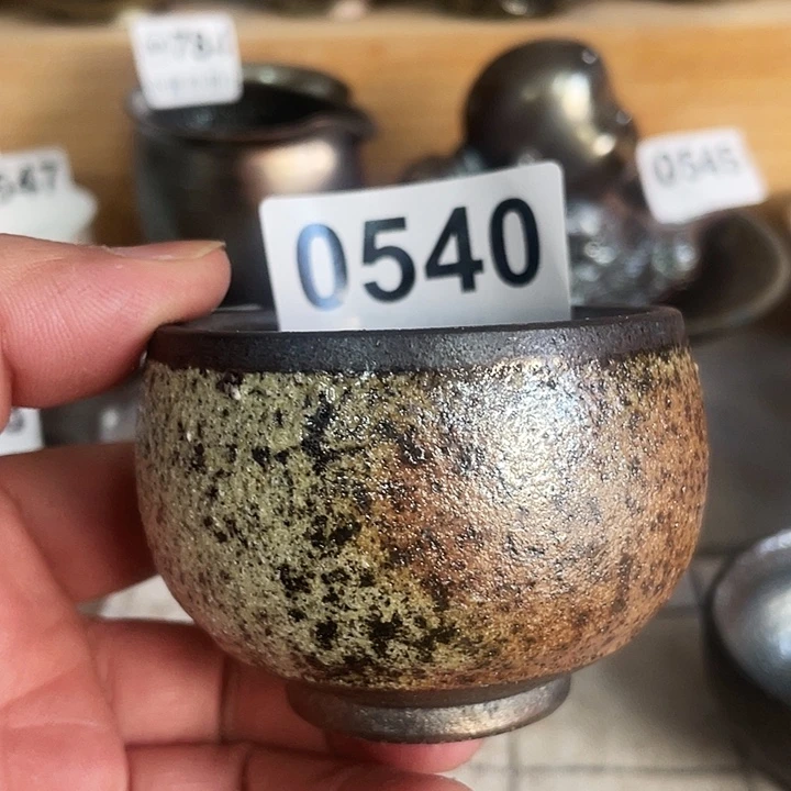 杯子陶柴烧纯手工540