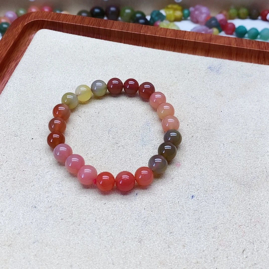 玛瑙手饰未镶嵌盐源009